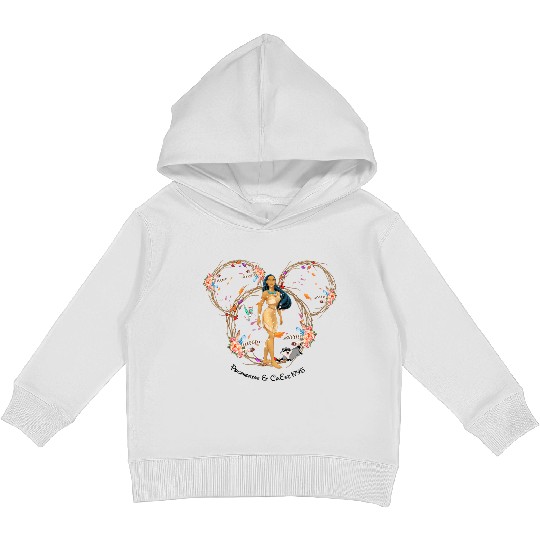 Disney Princess Mickey Head Kids Pullover Hoodies, Pocahontas Kids Pullover Hoodies