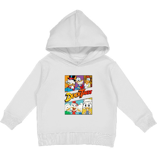 Vintage Disney Ducktales Group Panels Retro Ducktales Kids Pullover Hoodies