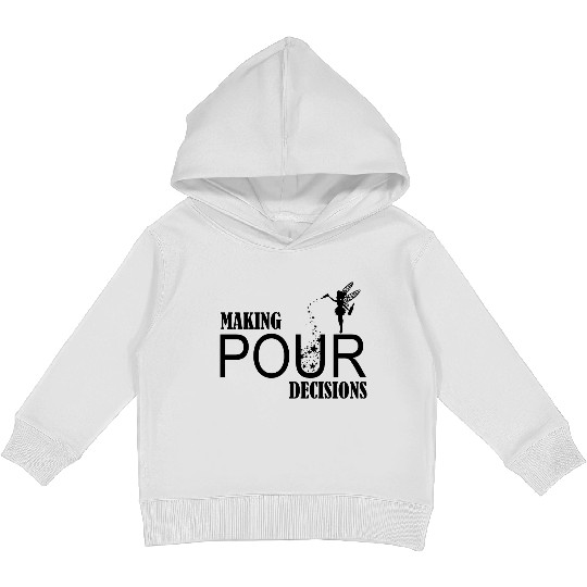 Making Pour Decision Kids Pullover Hoodies, Funny Disney Beer Kids Pullover Hoodies, Drinking Around The World Kids Pullover Hoodies