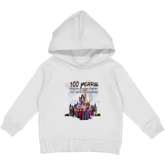 100th Disney Villians Kids Pullover Hoodies, Disney 100 Years of Wonder Kids Pullover Hoodies, Disney 100th Kids Pullover Hoodies
