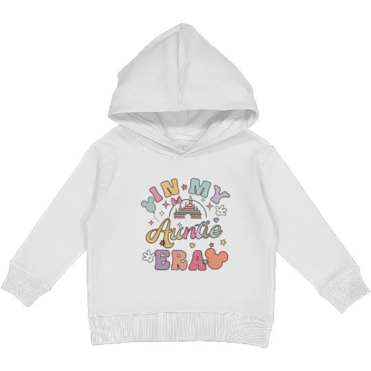 In My Auntie Era Kids Pullover Hoodies, Disney Aunt Kids Pullover Hoodies, Ears Kids Pullover Hoodies for Auntie