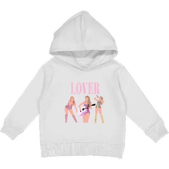 taylorswift lover eras tour art Kids Pullover Hoodies