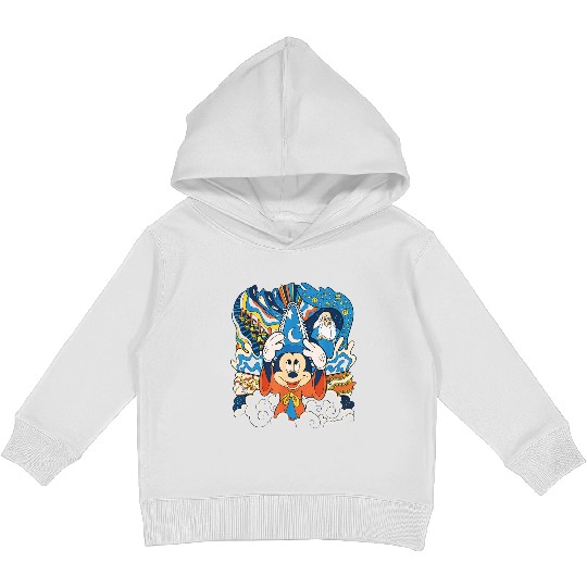 Disney Fantasia Sorcerer Mickey Stay Magical Kids Pullover Hoodies, Fantastic Disney Hollywood Studio