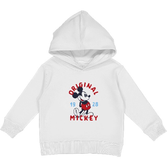 Original Mickey 1928 Kids Pullover Hoodies Retro 90s Mickey Mouse Disney Kids Pullover Hoodies