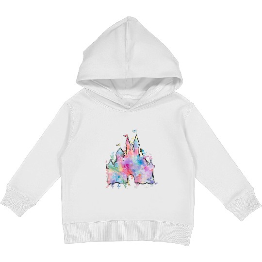 Watercolor Disney Castle - Muscle Tank, Magical Castle, Disney Kids Pullover Hoodies, Disney Cinde, Disney Matching, Disney Princess, Women's Disney.