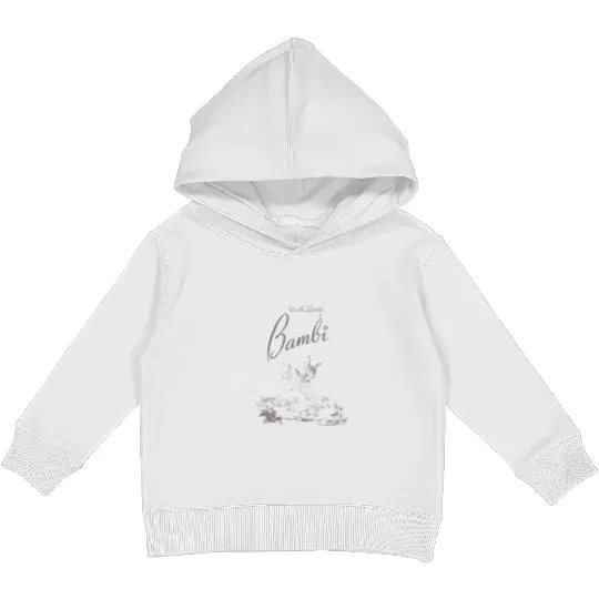 Vintage Bambi and Friends Kids Pullover Hoodies, Disney Bambi Kids Pullover Hoodies, Disneyland Kids Pullover Hoodies