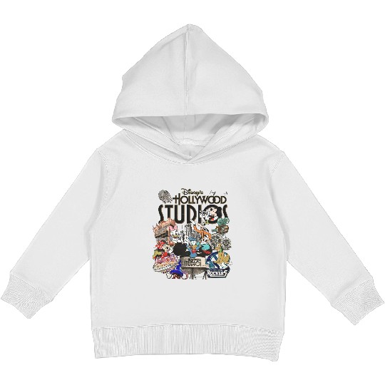 Vintage Disney Hollywood Studios  Color Kids Pullover Hoodies, Hollywood Studios Unisex Kids Pullover Hoodies