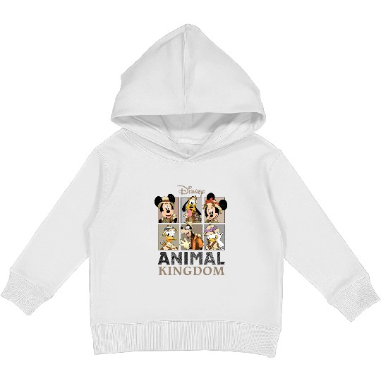 Disney Mickey Safari  Kids Pullover Hoodies, Retro Disney Animal Kingdom Mickey Kids Pullover Hoodies