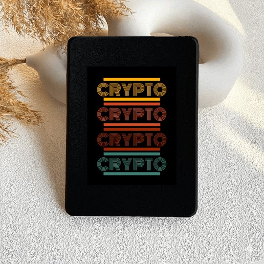 Retro Crypto Poster Kindle Cases
