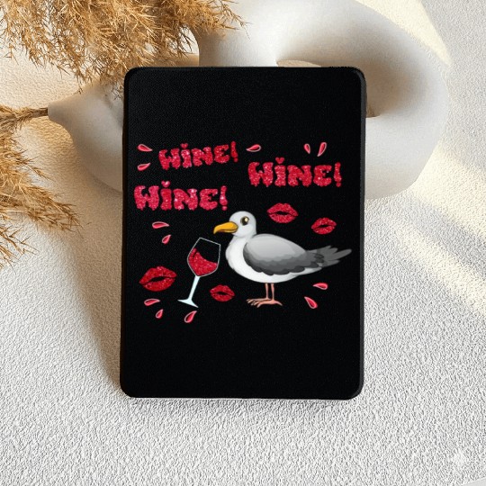 Wine Seagull Bird Lover Shorebird Seagulls Kindle Cases