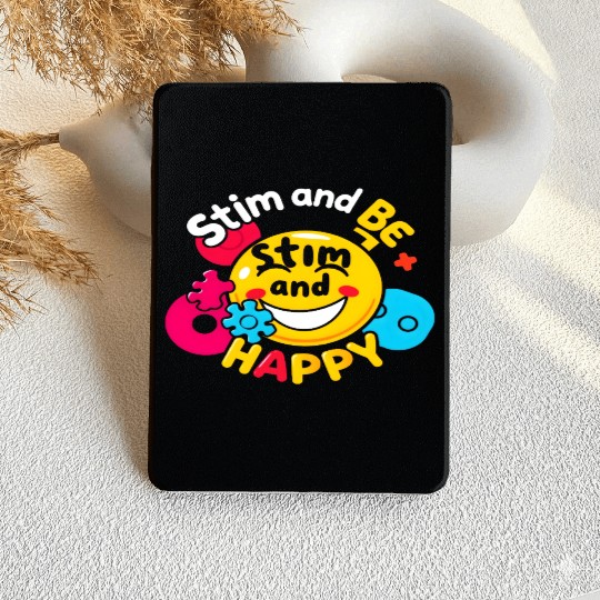 Stim and Be Happy Cute Design Kindle Cases