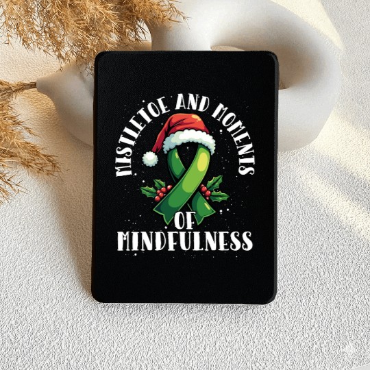 Let Your Mental Health Be Merry and Bright Holiday Kindle Cases