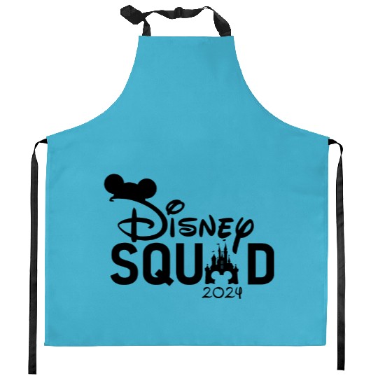 Disney Squad 2022 Kitchen Aprons, Mickey Ears Matching Disney Trip Kitchen Aprons For Kids Women Men, Disney Vacay Mode Kitchen Aprons, Best Day Ever, Disney World Kitchen Aprons