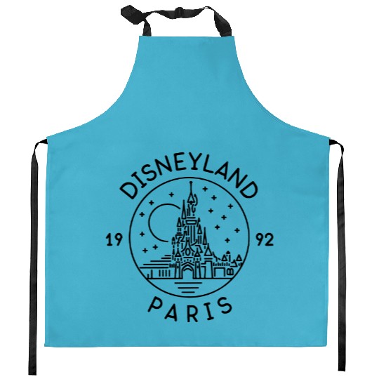 Disneyland Paris 1992 Vintage Kitchen Aprons, Disneyland Vacation Kitchen Aprons
