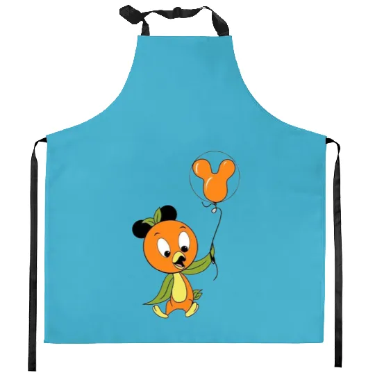Florida Orange Bird Kitchen Aprons, Orlando Florida Kitchen Aprons, Orange Bird Kitchen Aprons, Disney Trip Kitchen Aprons, Disneyland Kitchen Aprons