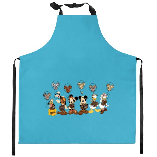 Disney Animal Kingdom Kitchen Aprons, Mickey & Friends Animal Kingdom Kitchen Aprons