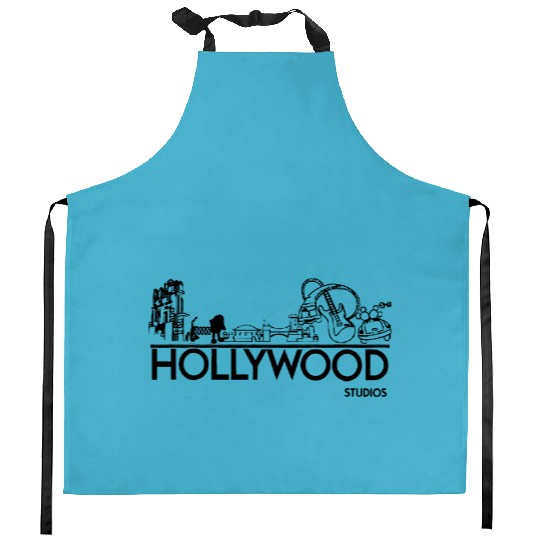 Hollywood Studios Skyline Unisex Kitchen Aprons/Matching Park Kitchen Aprons/Disney Trip Kitchen Aprons/Hollywood Studios Kitchen Aprons
