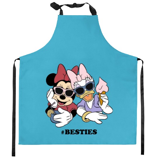 Retro Minnie and Daisy Kitchen Aprons, Disney Bestie Kitchen Aprons, Minnie Mouse Kitchen Aprons, Disney Girl Trip, Disney Matching Kitchen Aprons
