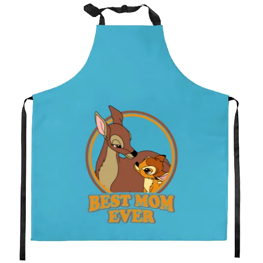 Disney Bambi And Mom Best Mom Ever Kitchen Aprons, Mother's Day Gift