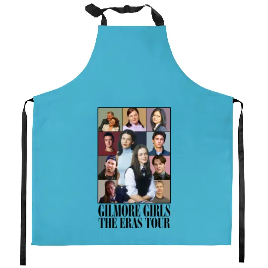 Gilmore Girls Eras Tour Kitchen Aprons, Stars Hollows Kitchen Aprons, Gilmore Christmas Gift, Girls Star Hollow, Gilmore Eras Tour Gift