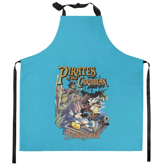 Retro Disney Pirate Kitchen Aprons,