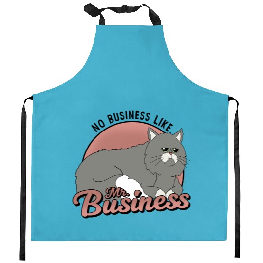 bobs burgers no business like mr business Kitchen Aprons