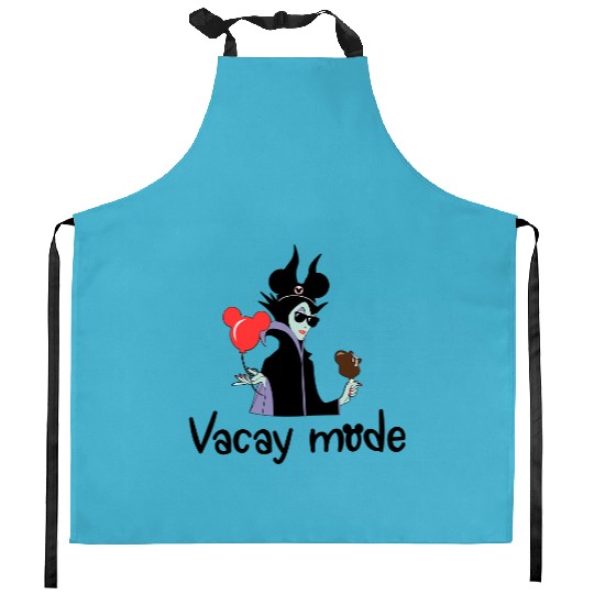 Disney Villains Vacay Mode, Maleficent Queen Sleeping Beauty Villain Kitchen Aprons