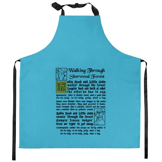 Sherwood Forest - Robin Hood Disney - Kitchen Aprons