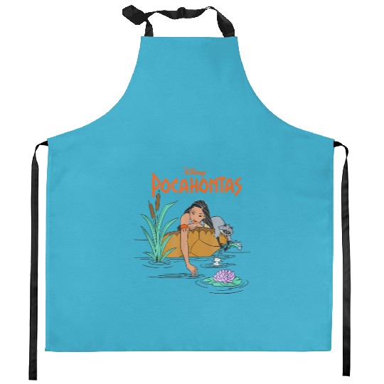 Disney Pocahontas Meeko Afternoon Dreaming Kitchen Aprons, Princess Pocahontas Kitchen Aprons