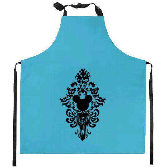 Haunted Mansion women's Kitchen Aprons, Disney Haunted Mansion ride