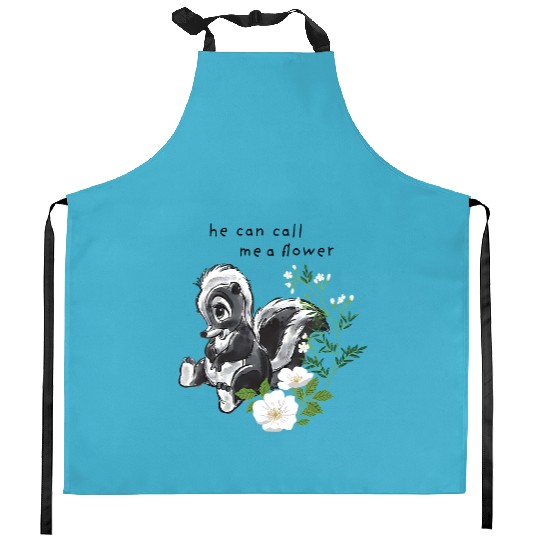 Disney Bambi He Can Call Me A Flower Kitchen Aprons, Magic Kingdom Holiday Trip Unisex Kitchen Aprons