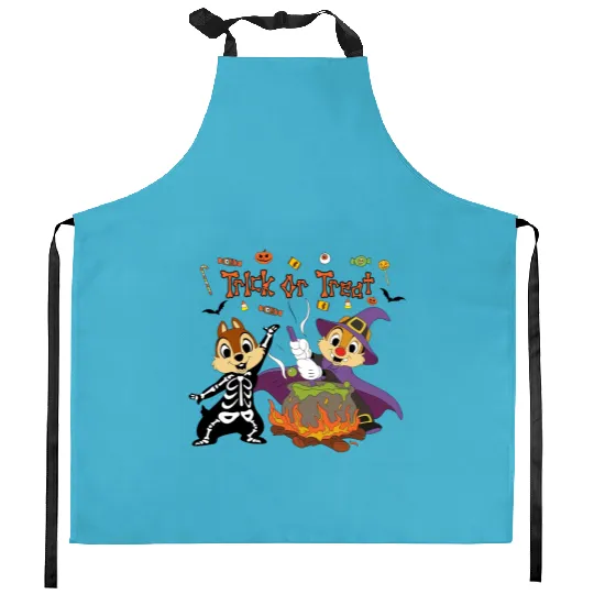 chip and dale Kitchen Aprons, chip and dale halloween, disney chip and dale halloween Kitchen Aprons, chip and dale, halloween Kitchen Aprons, , 121644
