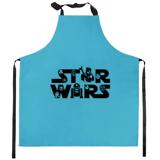 Star wars Kitchen Aprons,star wars Kitchen Aprons, star wars gift, disney trooper galaxy, disney world, darth vader, star wars gift, star wars planets simple
