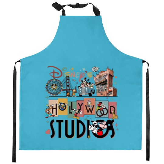 Disney Land Kitchen Aprons, Disneyworld Kitchen Aprons, Mickey And Friends Kitchen Aprons, Magic Kingdom Kitchen Aprons, Disney Trip Kitchen Aprons