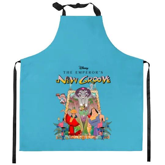 Retro Disney The Emperors New Groove Kitchen Aprons, The Emperors New Groove Kitchen Aprons