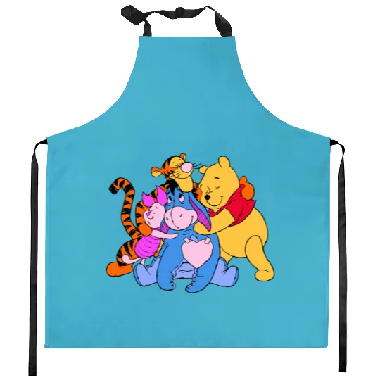 Winnie The Pooh And Friends Kitchen Aprons, Winnie The Pooh Kitchen Aprons, Disneyworld Family Matching Kitchen Aprons