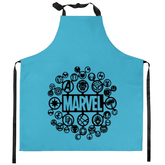 Marvel Medley Unisex Kitchen Aprons Kitchen Aprons | Marvel Avengers Matching Kitchen Aprons | Disney Marvel Ironman Thor Vacation Kitchen Aprons Sweater