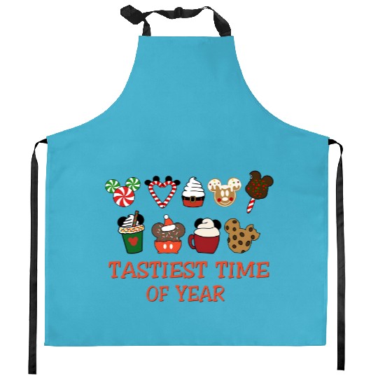 Christmas Disney Snacks Kitchen Aprons