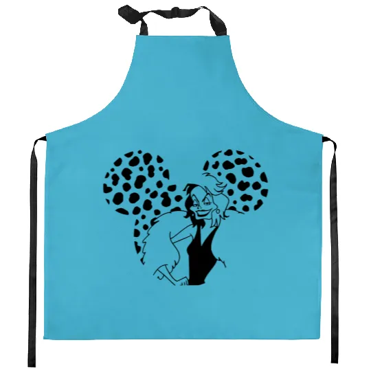 Disney 101 Dalmatians Villains Cruella Kitchen Aprons