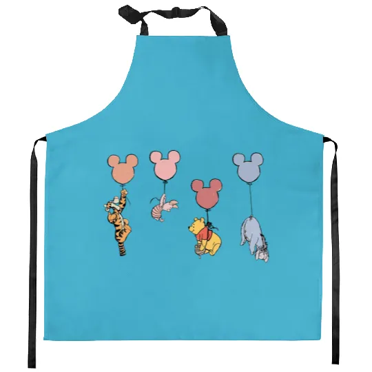 Disney Winnie the Pooh Kitchen Aprons, Pooh Bear Kitchen Aprons