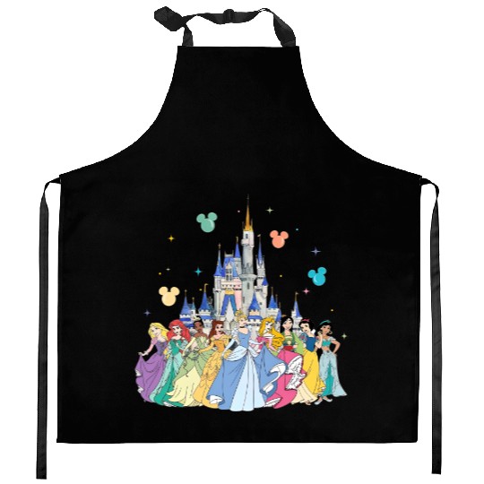 Disney Princess Comfort Colors Kitchen Aprons, Mickey Balloon Kitchen Aprons