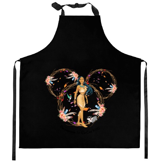 Disney Princess Mickey Head Kitchen Aprons, Pocahontas Kitchen Aprons