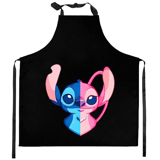 Stitch  Kitchen Aprons, Disney Stitch and Angel Kitchen Aprons, Lilo and Stitch Kitchen Aprons