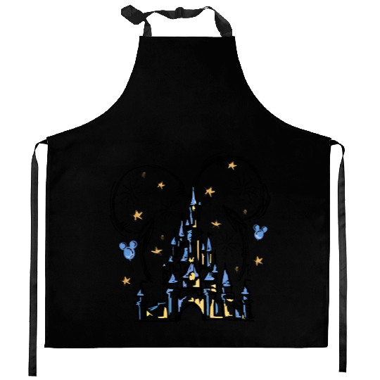 Cinde Castle Kitchen Aprons, Disney  Kitchen Aprons, Magic Kingdom Kitchen Aprons