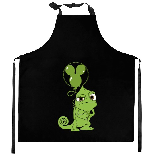 Rapunzel Pascal Kitchen Aprons, Pascal Tangled Kitchen Aprons, Disneyworld Kitchen Aprons, Disney Trip Kitchen Aprons,  Kitchen Aprons