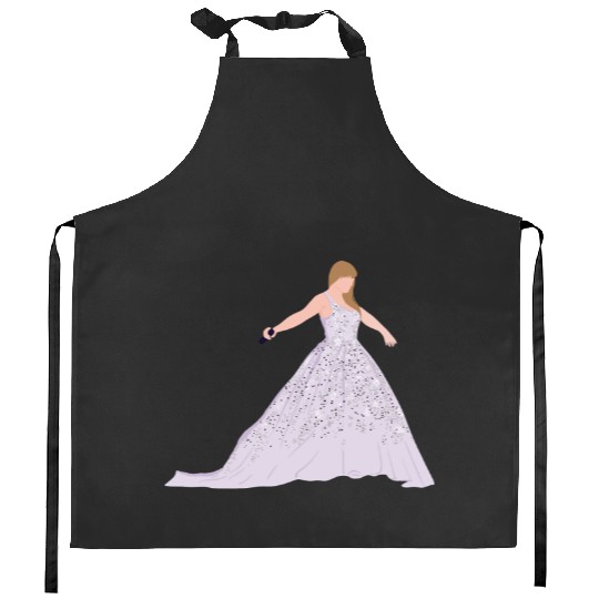Eras tour enchanted Kitchen Aprons