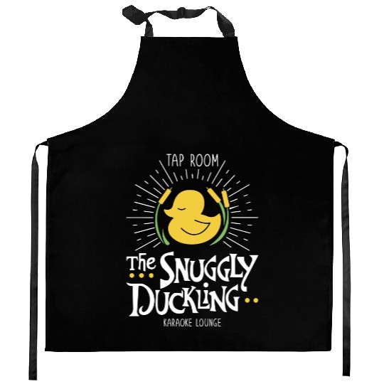 The Snuggly Duckling Kitchen Aprons, Tangled Movie Kitchen Aprons, Disney Fan Kitchen Aprons, Gift Idea