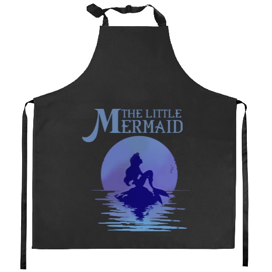 Vintage The Little Mermaid Kitchen Aprons, Disneyworld Kitchen Aprons