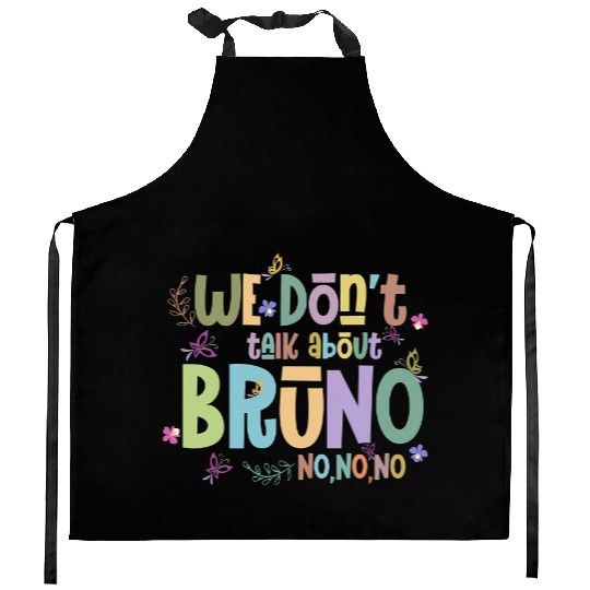 Disney Encanto Kitchen Aprons, We Don't Talk About Bruno Kitchen Aprons, Encanto Bruno Kitchen Aprons