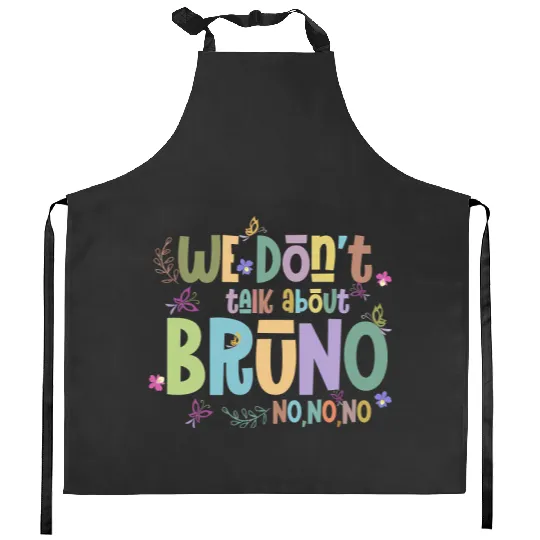 Disney Encanto Kitchen Aprons, We Don't Talk About Bruno Kitchen Aprons, Encanto Bruno Kitchen Aprons